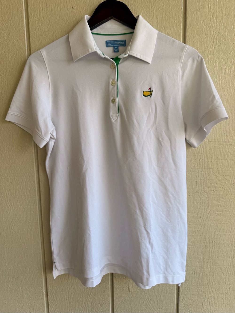 Masters Magnolia Lane Women’s Golf Polo White Size M Augusta National